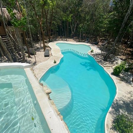 Aldea Maya-Ha Cabanas Con Cenotes Пуэрто-Морелос Экстерьер фото