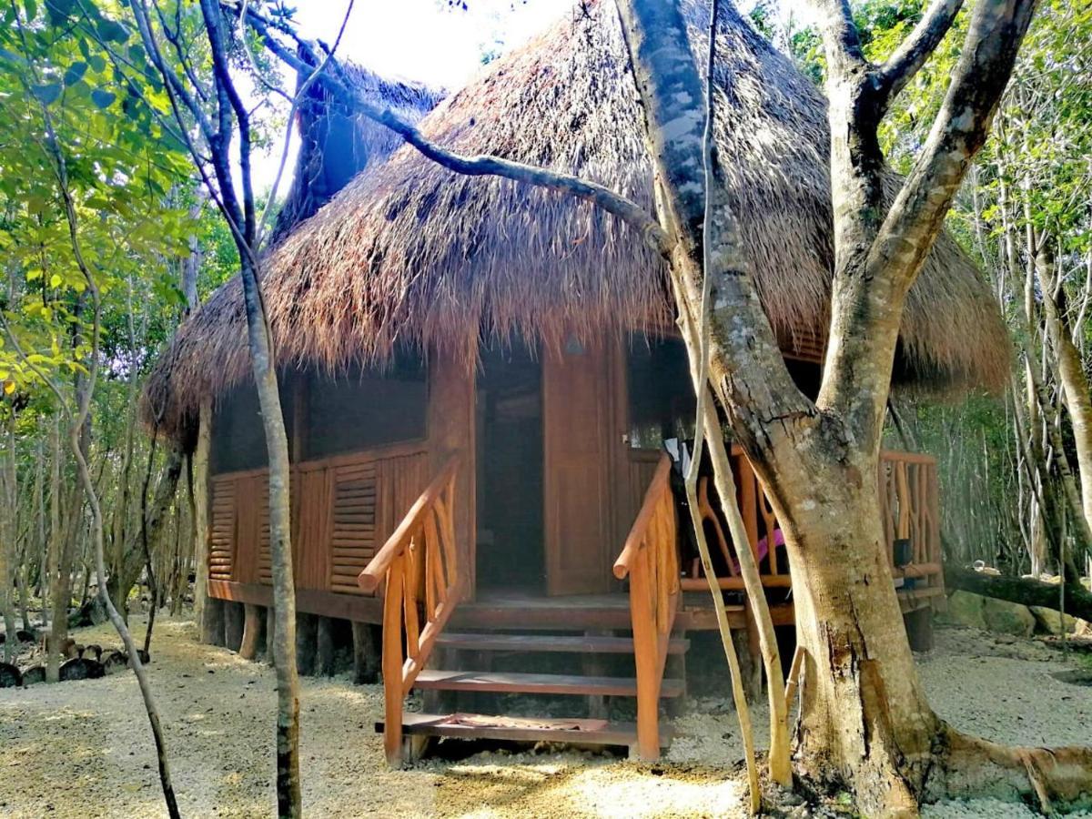 Aldea Maya-Ha Cabanas Con Cenotes Пуэрто-Морелос Экстерьер фото