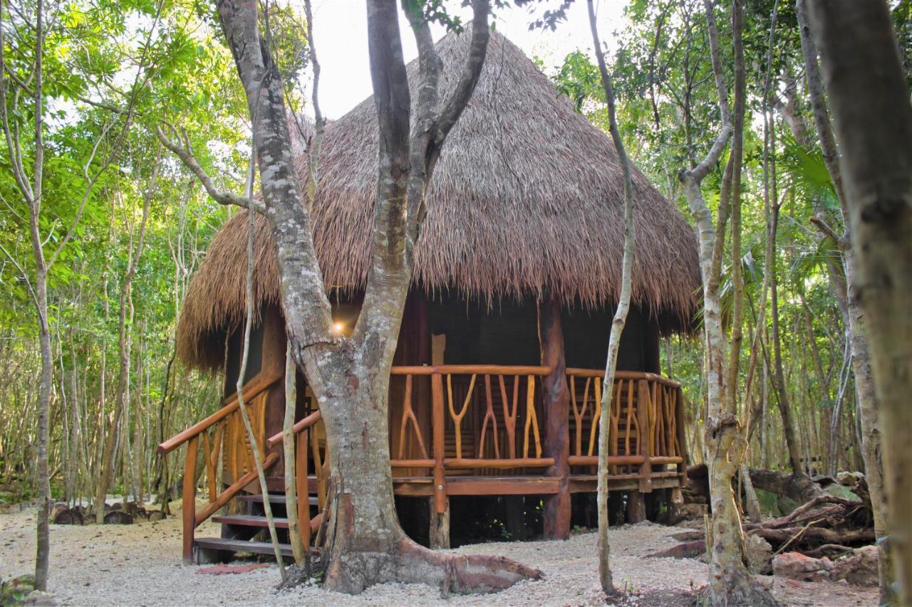 Aldea Maya-Ha Cabanas Con Cenotes Пуэрто-Морелос Экстерьер фото