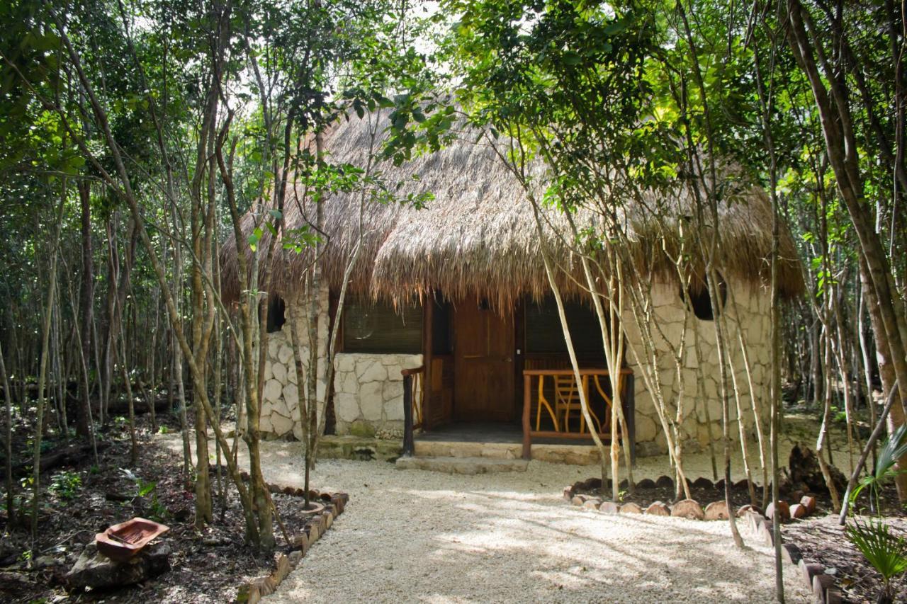 Aldea Maya-Ha Cabanas Con Cenotes Пуэрто-Морелос Экстерьер фото