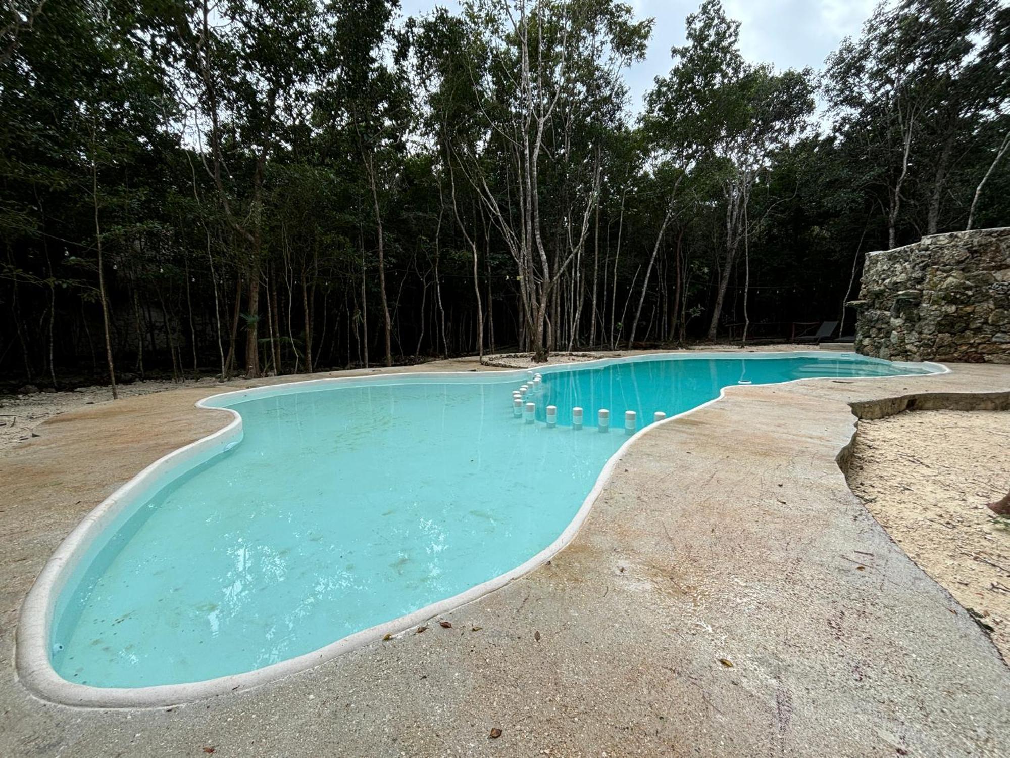 Aldea Maya-Ha Cabanas Con Cenotes Пуэрто-Морелос Экстерьер фото