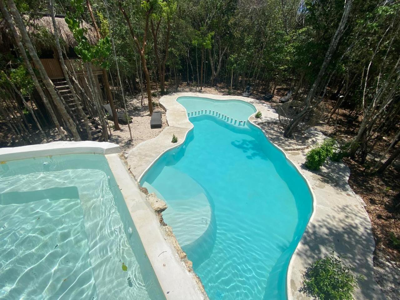 Aldea Maya-Ha Cabanas Con Cenotes Пуэрто-Морелос Экстерьер фото