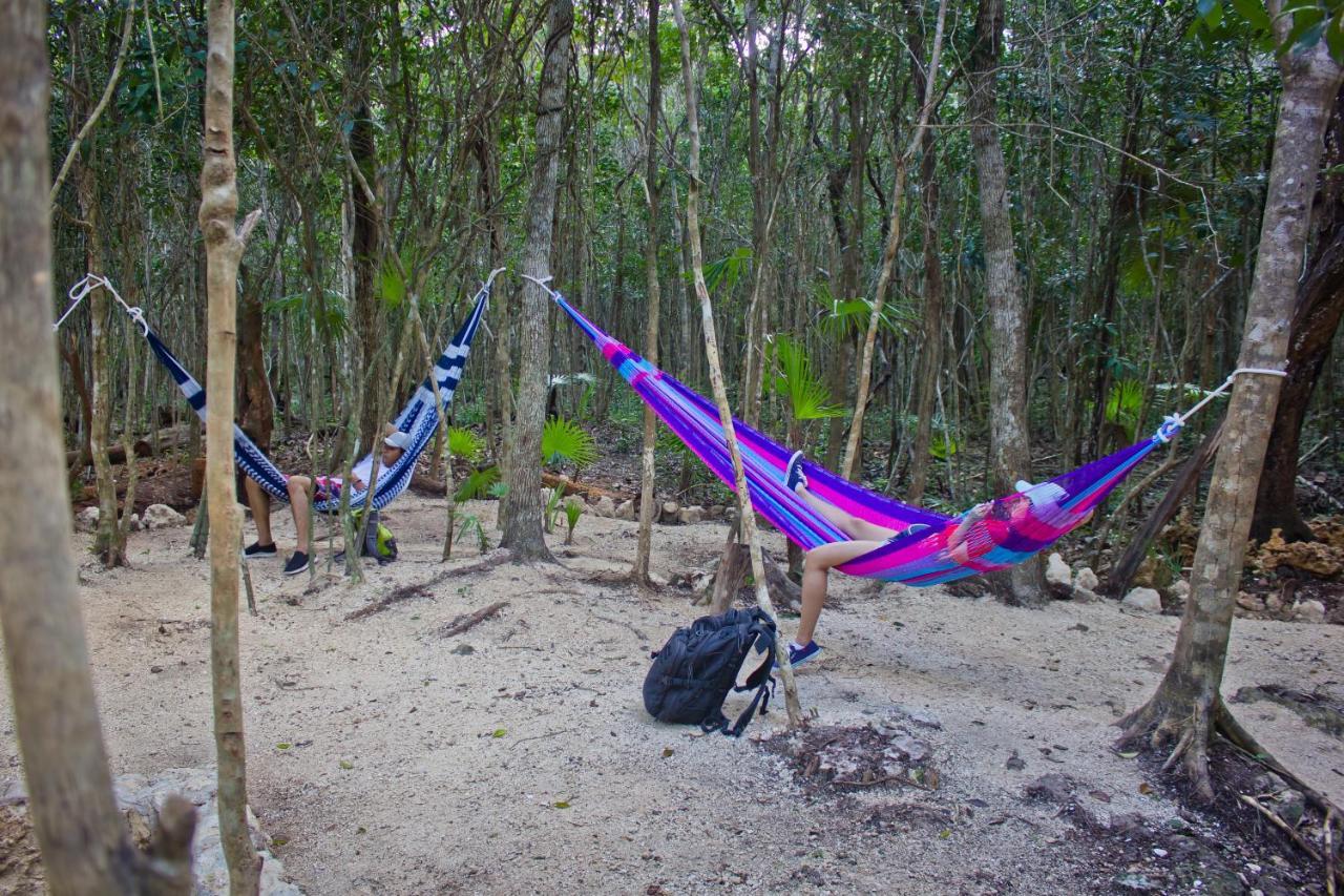 Aldea Maya-Ha Cabanas Con Cenotes Пуэрто-Морелос Экстерьер фото