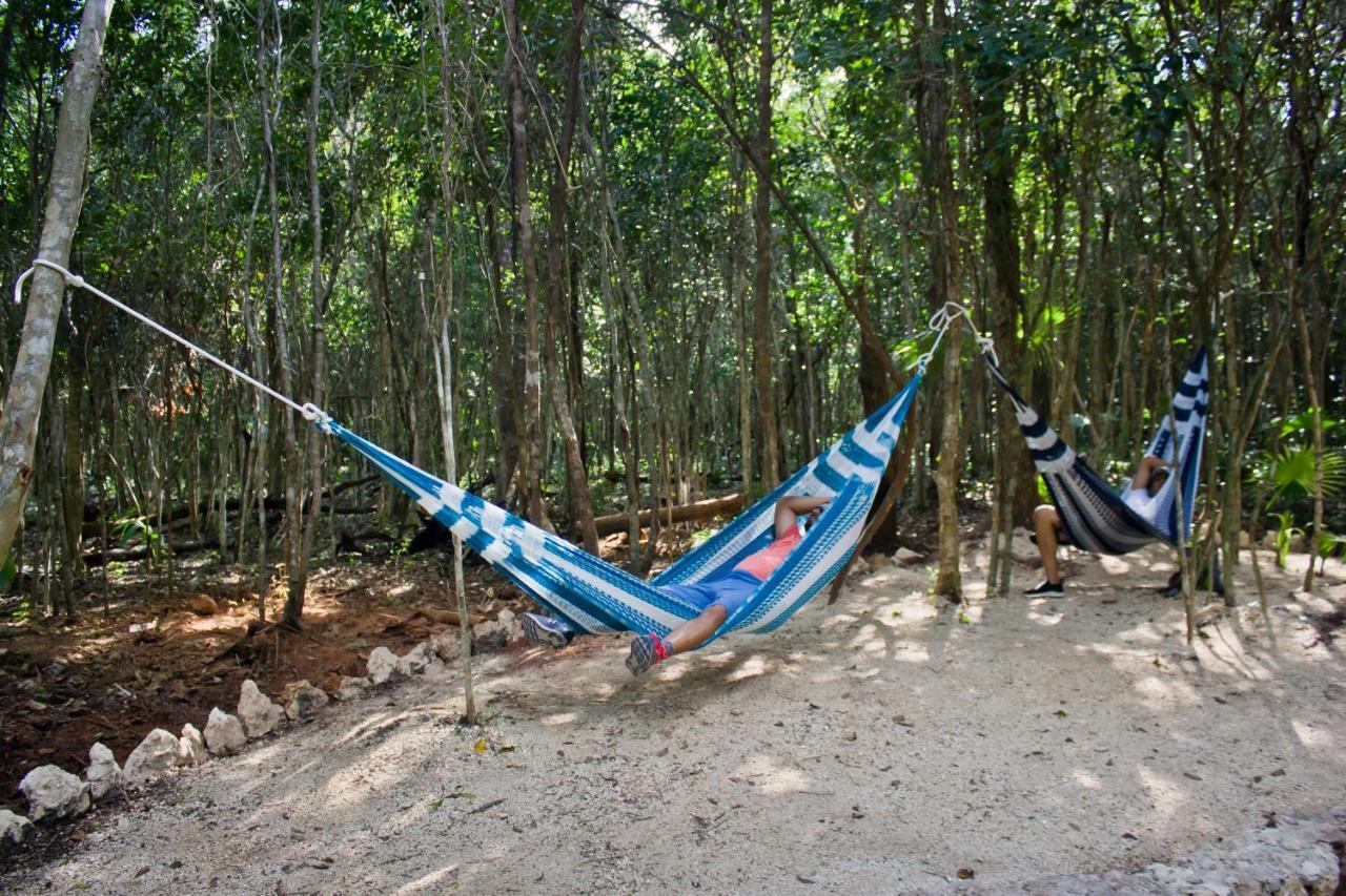 Aldea Maya-Ha Cabanas Con Cenotes Пуэрто-Морелос Экстерьер фото